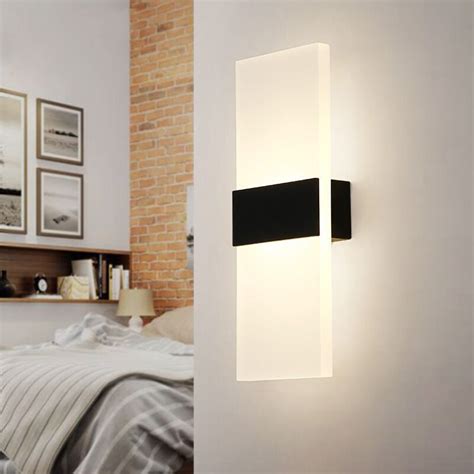 Acrylic Led Wall Lamp Modern Wall Mounted Sconce Light