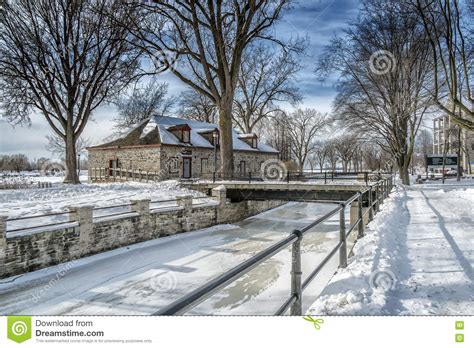 River Snowy Winter Scene Stock Photo Image Of Background 78327902