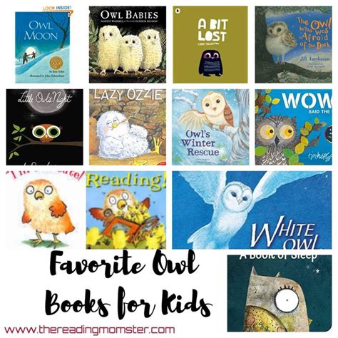 Owl Books We Love Picturebooklists · The Reading Momster Owl Books