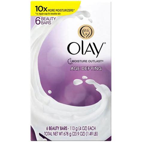 Olay Age Defying Beauty Bar Soap 6 Ea