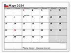 Calendario mayo 2024 - Chile LD - Michel Zbinden CL