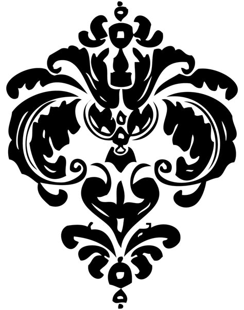 Scroll Clipart Damask Scroll Damask Transparent Free For Download On