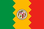 The flag of Los Angeles, the second largest city in the US. : vexillology
