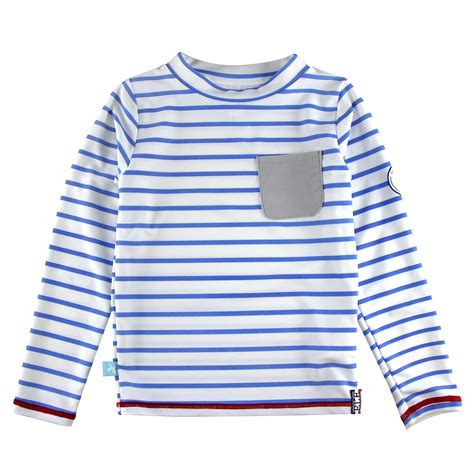 T Shirt Anti Uv Maillot De Bain Bébé Et Enfant Garçon Marine