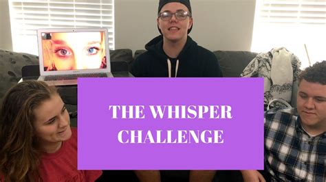 the whisper challenge w my siblings and ginny melvin youtube