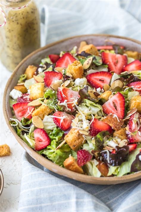 Strawberry Salad With Poppy Seed Dressing Fresh Summer Salad