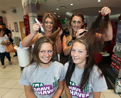 Emma Crowther And Louise King Have Their Heads Shaved Yorkshirelive