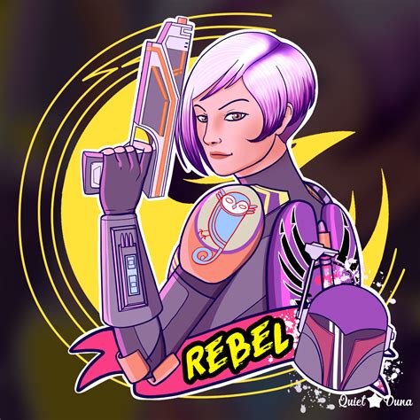 Sabine Wren Star Wars Rebels Fan Art By Iresmyth On