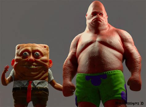 Disturbing Images Show What Spongebob Would Look Like As A Human Mashable