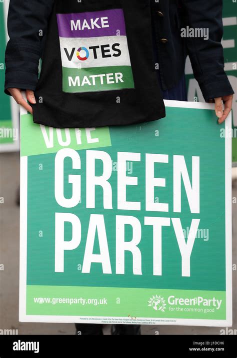 The Green Party General Election Campaign Launch Takes Place At The