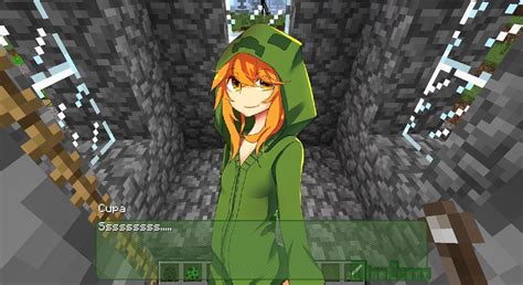Minecraft Wallpaper Creeper Girl