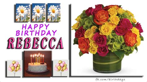 Happy Birthday Rebecca Cakes Images Happy Birthday Rebecca Happy