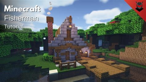 Minecraft How To Build A Medieval Fishermans House Fishing Hut