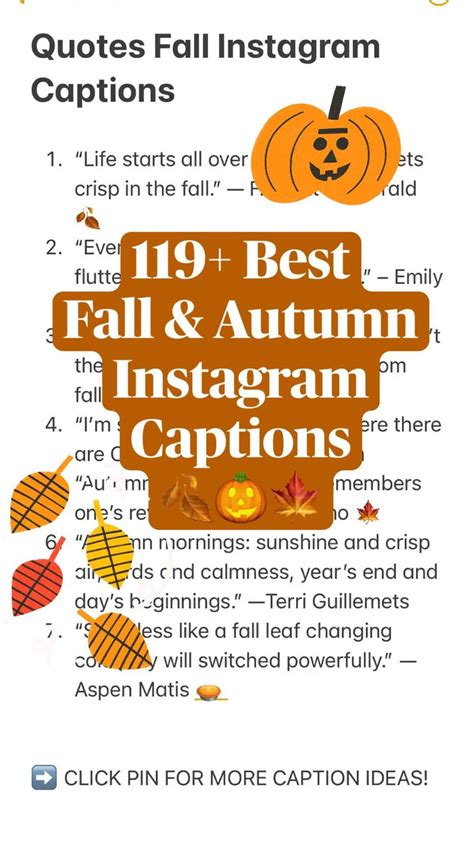 119 Best Fall And Autumn Instagram Captions 🍂🎃🍁 Instagram Captions