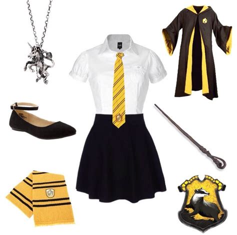 Lufa Lufa Harry Potter Houses Outfits Harry Potter Uniform Harry Potter Dress Harry Potter