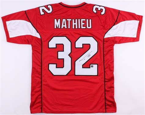 Tyrann Mathieu Signed Arizona Cardinals Jersey AKA Honey Badger Mathieu Holo EBay