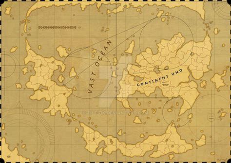 Nameless World Map By Tilt Dk On Deviantart