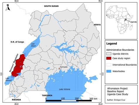Location Of The Rwenzori Region Case Study In Uganda Download