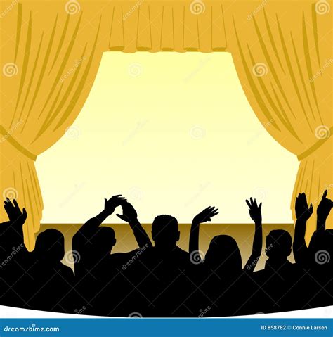 Stage And Audience Stock Vector Illustration Of Concert 858782
