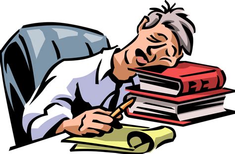 Download Vector Illustration Of Exhausted Overworked Underappreciated