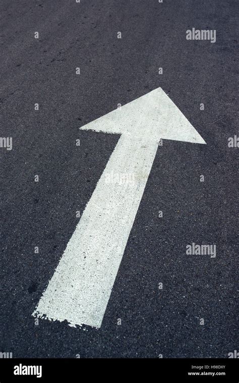 Road Marking Arrow Hi Res Stock Photography And Images Alamy