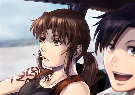 Revy Black Lagoon Black Lagoon Azasuke Anime Artist Аниме арт Аниме арт Artist