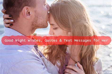 Good Night Text Messages For Her - love quotes