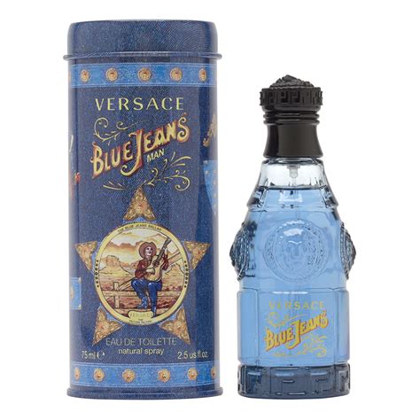 New Versace Blue Jeans Cologne For Men 25 Oz Eau De Toilette Spray