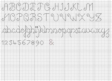 Alphabet For Cross Stitching With Ampersand Com Imagens Alfabeto
