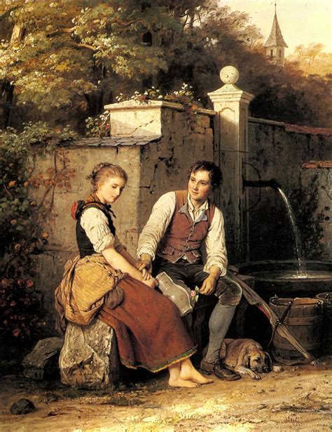 Мир искусства в живописи Johann Georg Meyer Von Bremen 1813 1886