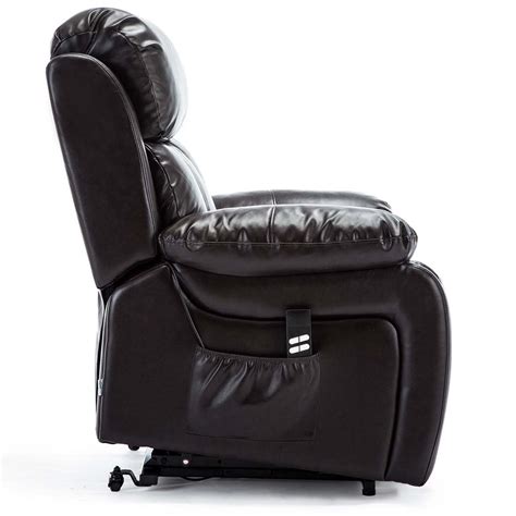Chester Dual Motor Riser Electric Leather Recliner Armchair Heated Massage Chair Ebay
