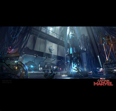 Captain Marvel Lab By Richard Anderson Flaptraps Artsattellite Lab