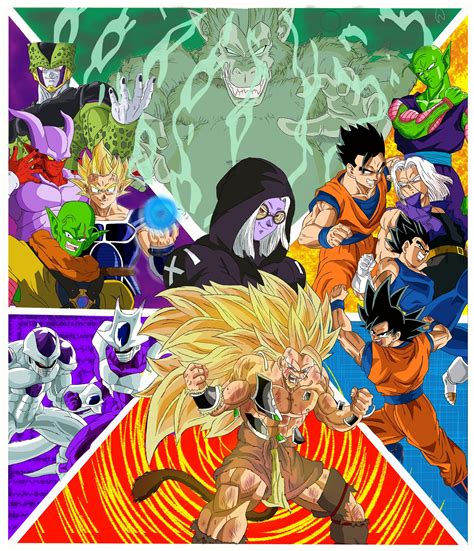 The anime adaptation premiered in japan on fuji television from april 26, 1989 to january 31, 1996. Dragon Ball Z All Characters Drawings : dragon-ball-z-sketches-5-dragon-ball-z-pencil-drawings ...