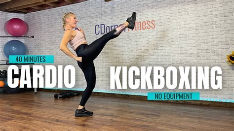 Cardio Kickboxing Home Workout Low Or High Impact 40 Minutes Youtube