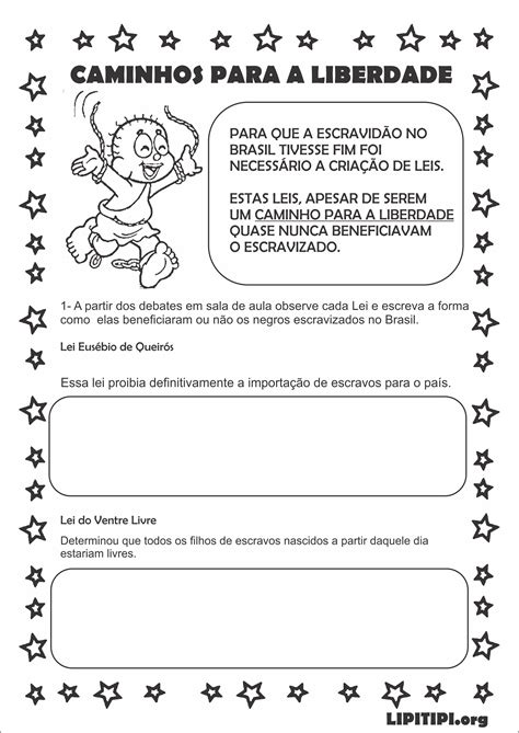 Atividades Escravidão No Brasil