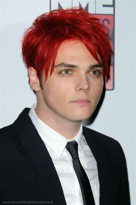 Pin By Black Cherry On His Holiness Gerard Way Gerard Way Red Hair