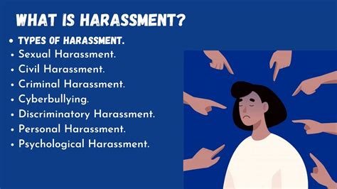 Harassment Different Types Of Harassment Youtube