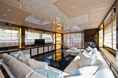 Futuristic Yacht Interior