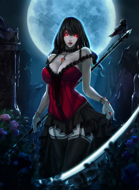 pin by gotika on anime fantasy female vampire fantasy girl female anime