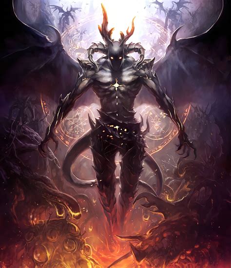 Download Fantasy Devil With Wings Wallpaper