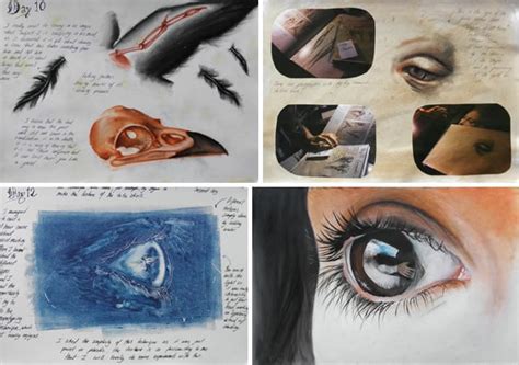 How To Draw Realistic Eyes Within A High School Art Project