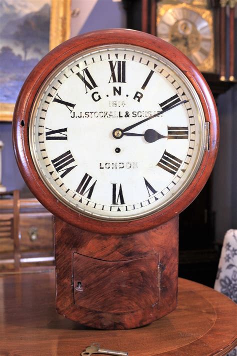 Antiques Atlas A Rare Genuine Double Sided Railway Clock