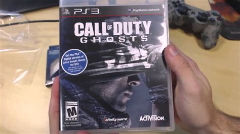 Call Of Duty Ghosts Ps3 Unboxing Youtube