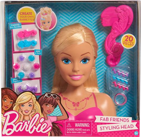 Buy Barbie Glam Styling Head Blonde At Mighty Ape NZ