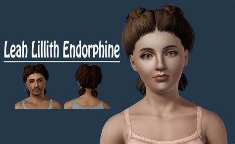 Leah Lillith Endorphine Download Here Icads Sims 3 Hair Retexture