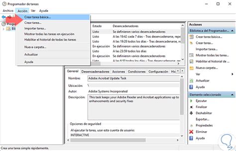 Abrir Programador De Tareas Windows 10 ️ Usar Solvetic