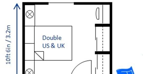 average guest bedroom dimensions    standard size