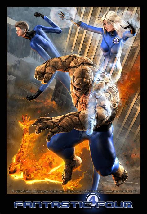 Fantastic Four By Douglasshuler Ms Marvel Marvel Comic Universe