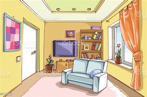 Light Living Room Stock Illustration Download Image Now Istock