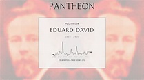 Eduard David Biography - German politician | Pantheon